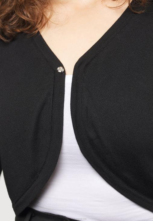 Anna Field nők kardigán fekete RTVD832