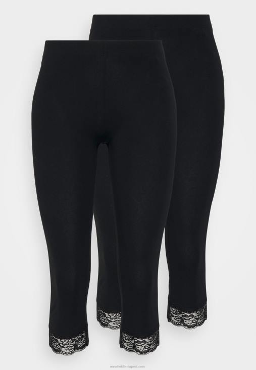Anna Field nők 2 csomagos leggings nadrág fekete RTVD656