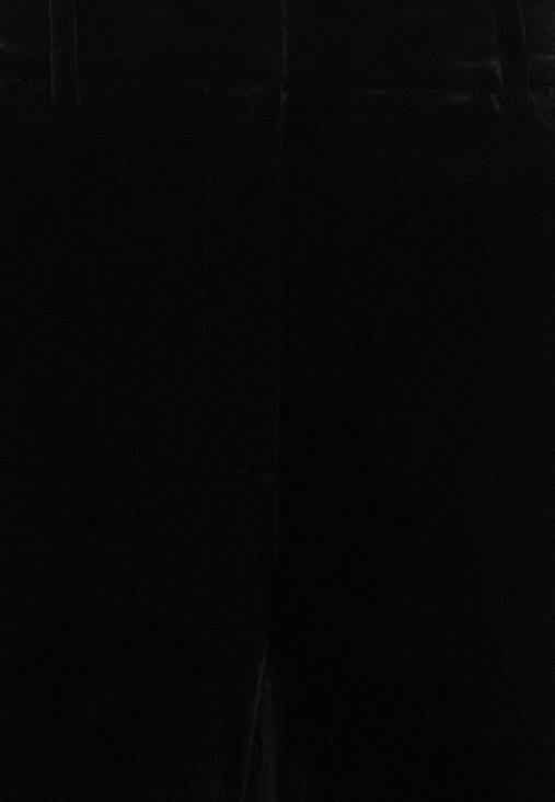 Anna Field nők bársony széles szárú nadrág nadrág fekete RTVD621