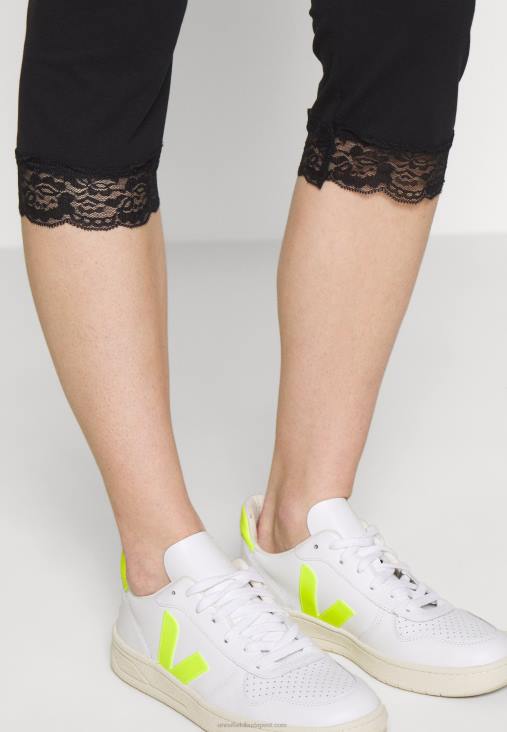 Anna Field nők capri leggings csipke leggings nadrág fekete RTVD655