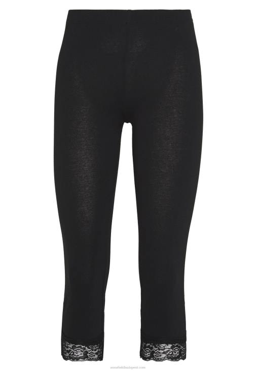 Anna Field nők capri leggings csipke leggings nadrág fekete RTVD655