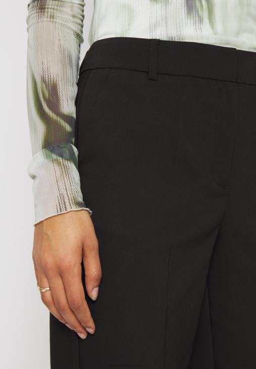 Anna Field nők chinos fekete RTVD597