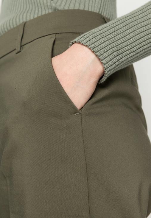 Anna Field nők chinos sötétzöld RTVD599