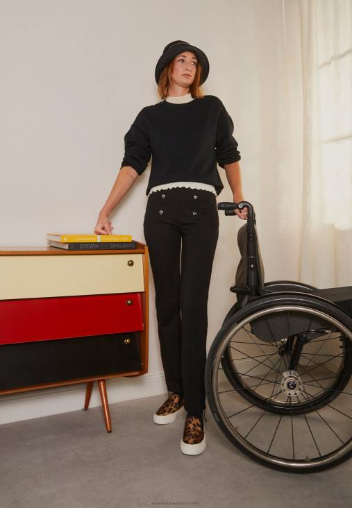 Anna Field nők nadrág fekete RTVD639