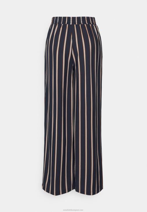 Anna Field nők nadrág sötétkék/barna/fehér RTVD636