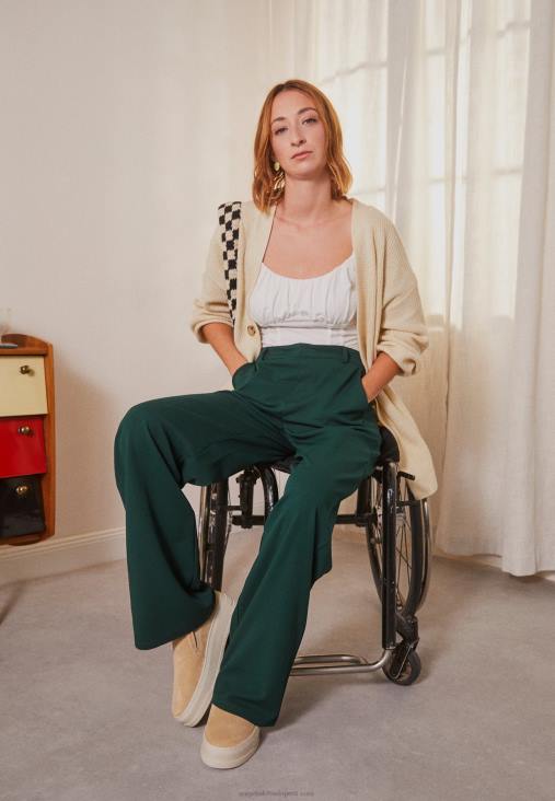 Anna Field nők nadrág sötétzöld RTVD650