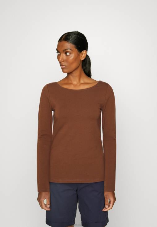 Anna Field nők 2 csomag hosszú ujjú felső barna/fehér RTVD584