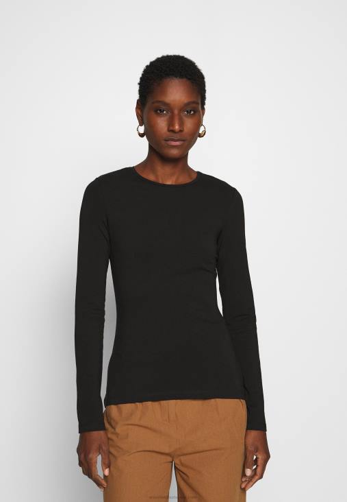 Anna Field nők 2 csomag hosszú ujjú felső fehér/fekete RTVD515