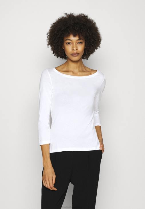 Anna Field nők 2 csomag hosszú ujjú felső fehér/fekete RTVD519