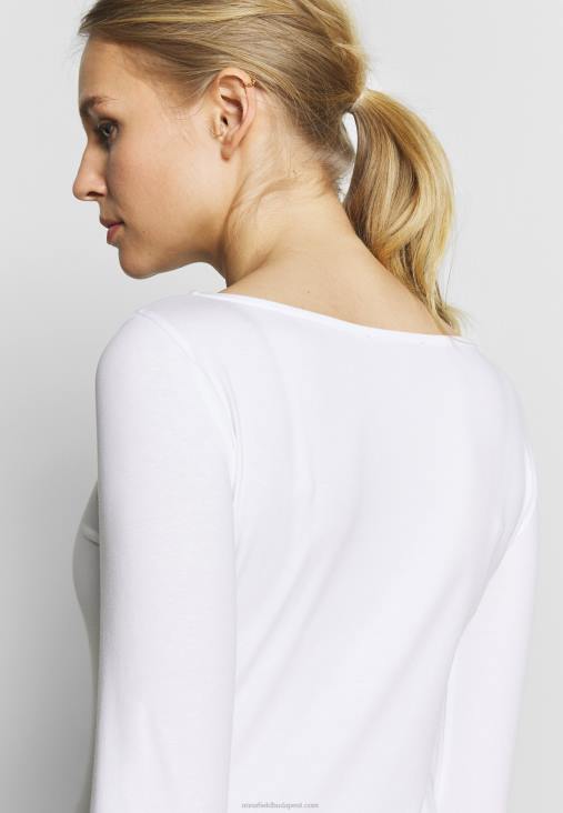 Anna Field nők 2 csomag hosszú ujjú felső tengeri kék/fehér RTVD539