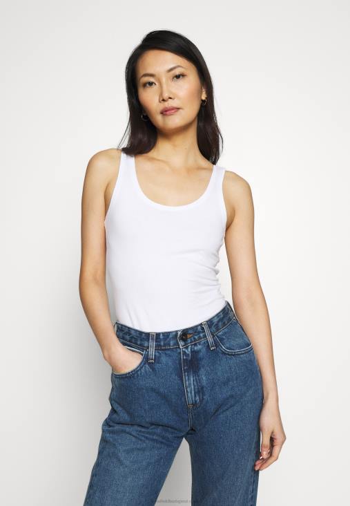 Anna Field nők 2 csomagos felső fehér RTVD404