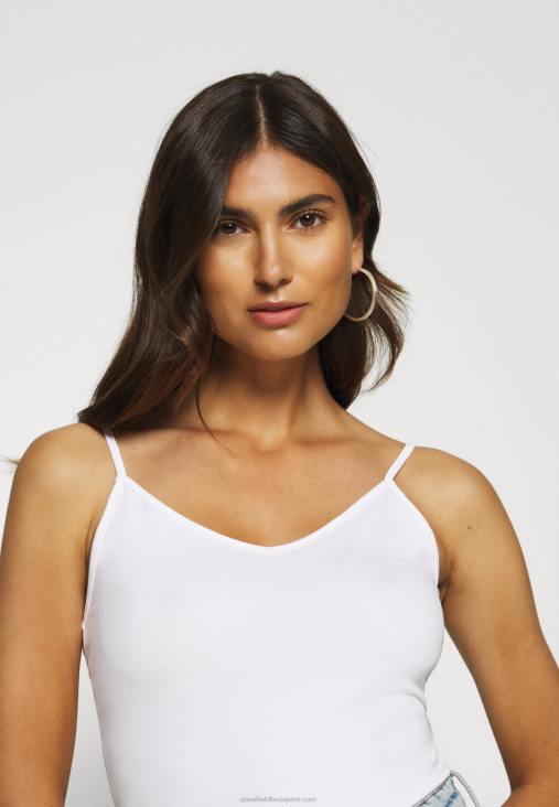 Anna Field nők 2 csomagos felső fehér/fekete RTVD507