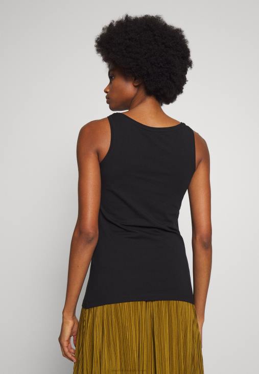 Anna Field nők 2 csomagos felső fekete RTVD508