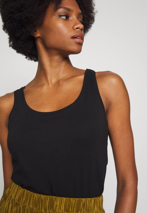 Anna Field nők 2 csomagos felső fekete RTVD508