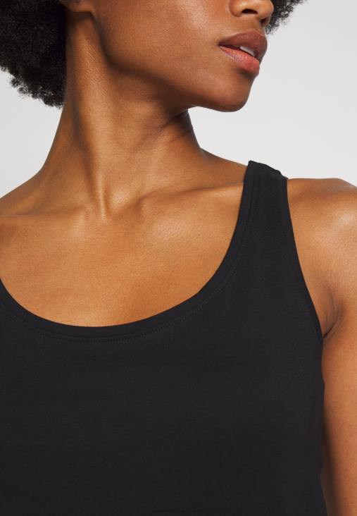 Anna Field nők 2 csomagos felső fekete RTVD508