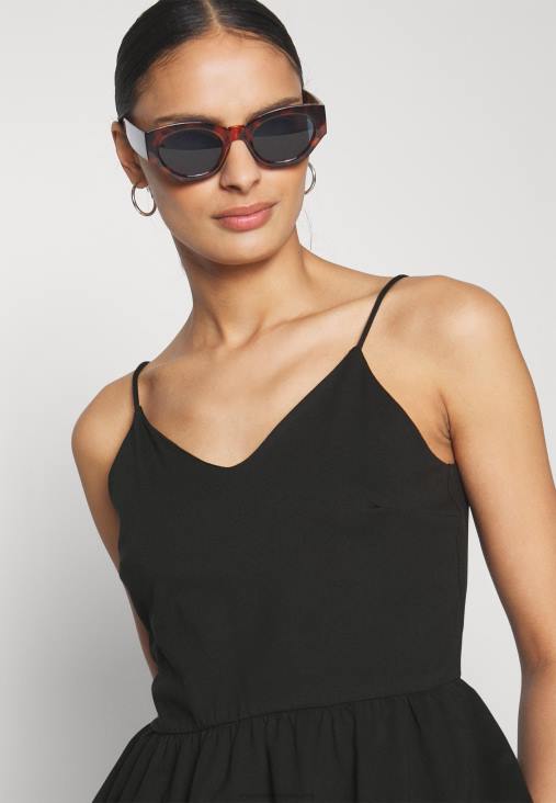 Anna Field nők 2 csomagos felső fekete/fehér RTVD427