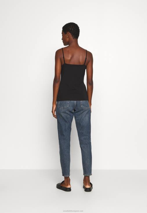 Anna Field nők 2 csomagos felső fekete/fekete RTVD471