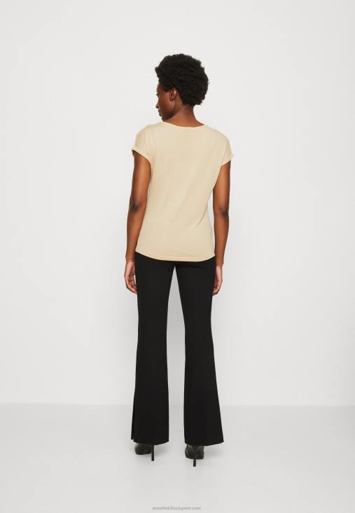 Anna Field nők 3 csomagos alap póló bézs/törtfehér/piros RTVD301