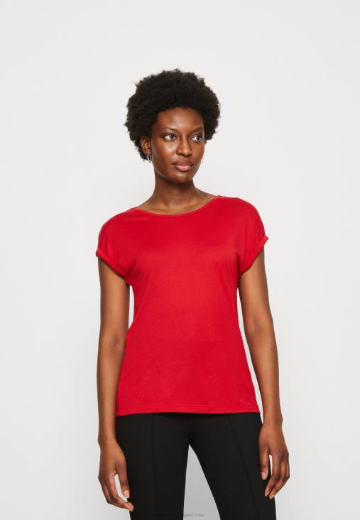 Anna Field nők 3 csomagos alap póló bézs/törtfehér/piros RTVD301