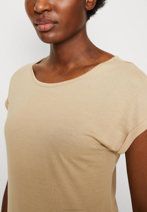 Anna Field nők 3 csomagos alap póló bézs/törtfehér/piros RTVD301