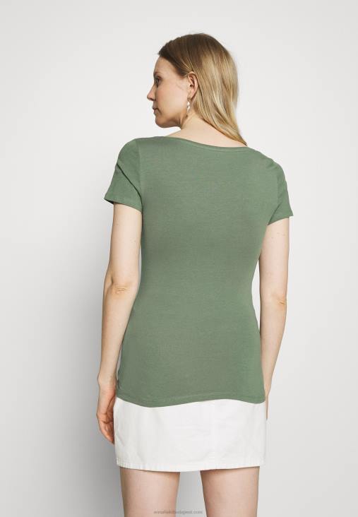 Anna Field nők 3 csomagos alap póló fehér/foltos világosszürke/világoszöld RTVD342