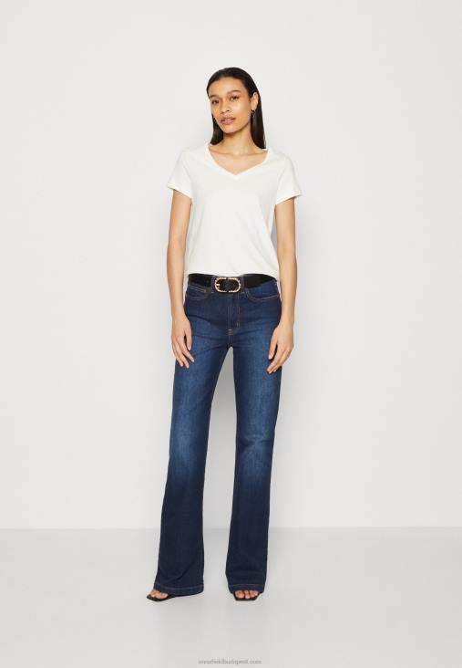 Anna Field nők 3 csomagos alap póló sötét sárga/lila/fehér RTVD255