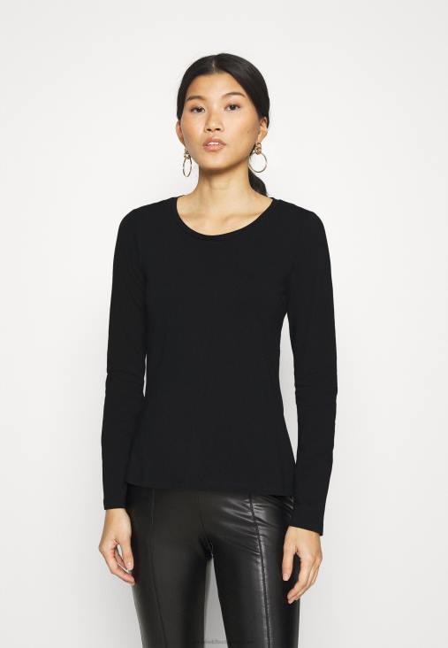 Anna Field nők 3 csomagos hosszú ujjú felső fekete/fehér/foltos világosszürke RTVD543