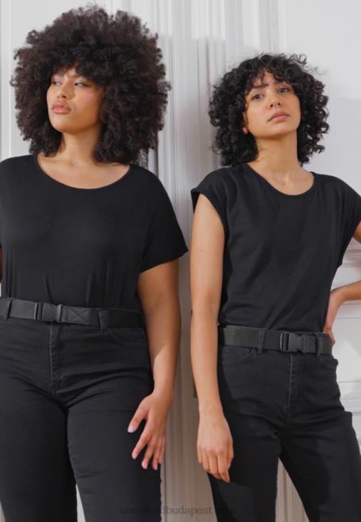 Anna Field nők 3 csomagos mintás póló világoskék/fehér/fekete RTVD263