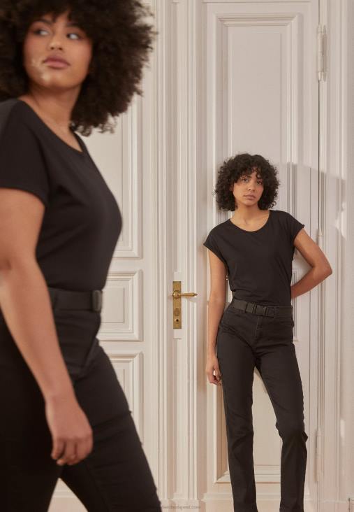 Anna Field nők 3 csomagos mintás póló világoskék/fehér/fekete RTVD263