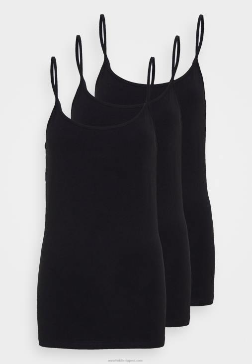 Anna Field nők 3er csomag felső fekete/fekete/fekete RTVD483