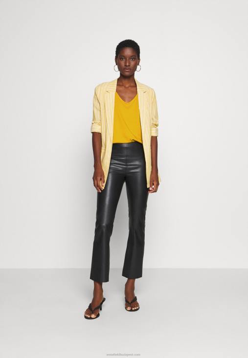 Anna Field nők alap póló aranysárga RTVD279