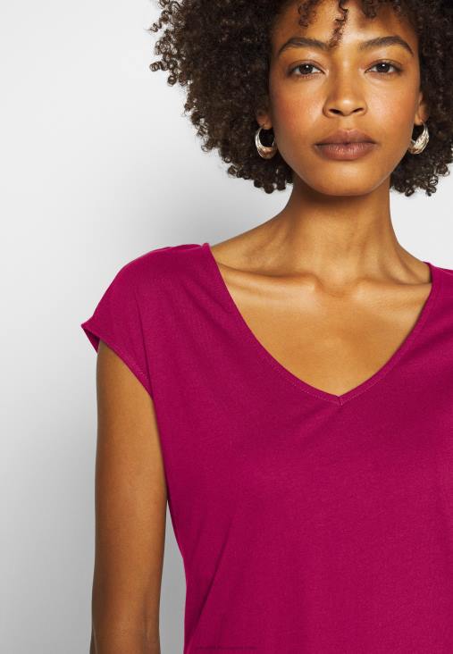 Anna Field nők alap póló bogyó RTVD290