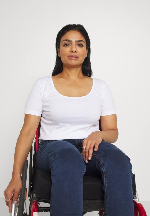 Anna Field nők alap póló fehér RTVD350