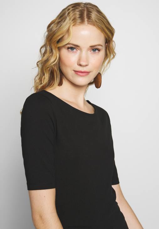 Anna Field nők alap póló fekete RTVD245
