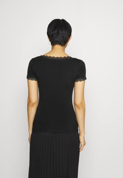 Anna Field nők alap póló fekete RTVD288