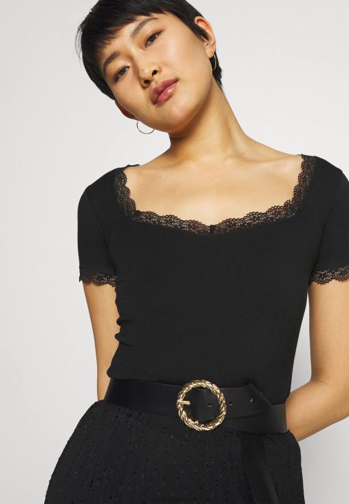 Anna Field nők alap póló fekete RTVD288