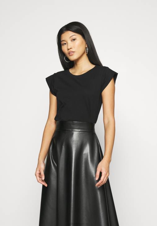 Anna Field nők alap póló fekete RTVD314