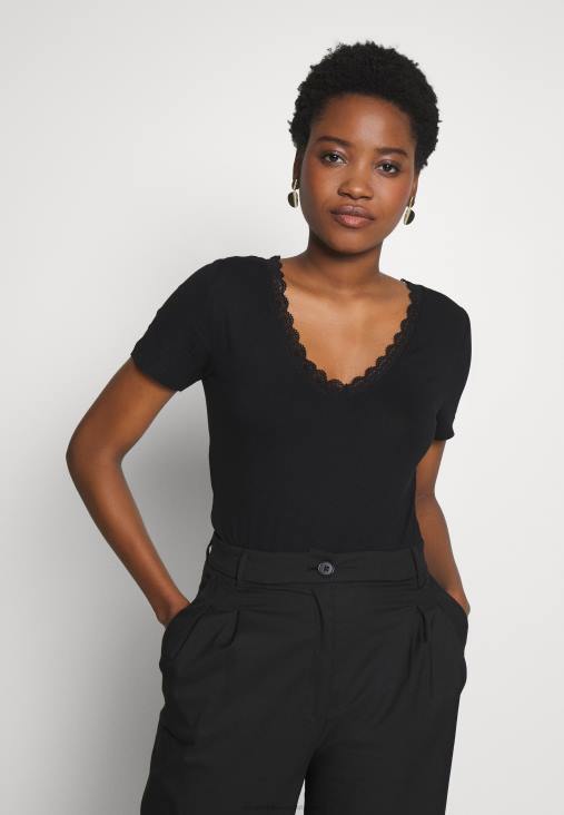 Anna Field nők alap póló fekete RTVD377