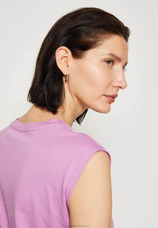 Anna Field nők alap póló lila RTVD363