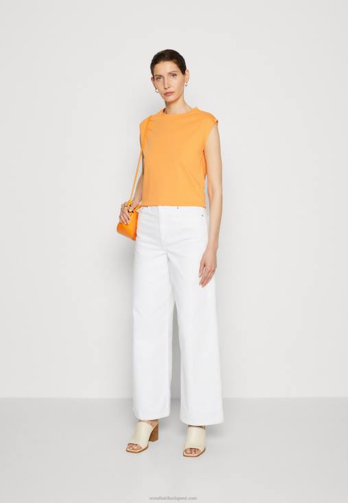 Anna Field nők alap póló narancs RTVD365