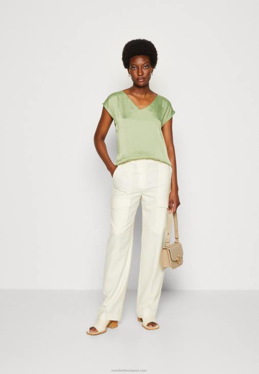 Anna Field nők alap póló oliva RTVD315