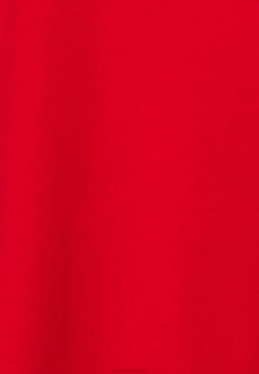 Anna Field nők alap póló piros RTVD337