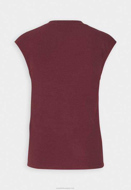 Anna Field nők alap póló sötétvörös RTVD310