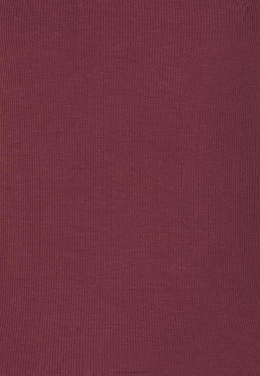 Anna Field nők alap póló sötétvörös RTVD310