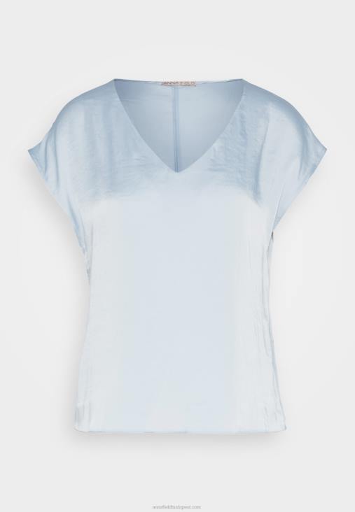 Anna Field nők alap póló világoskék RTVD282
