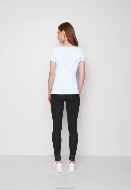 Anna Field nők alap póló világoskék RTVD338