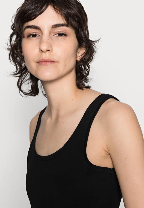 Anna Field nők alap tank 3er pack top fekete/fehér/khaki RTVD397