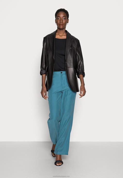 Anna Field nők fekete alap hosszú ujjú felső RTVD542