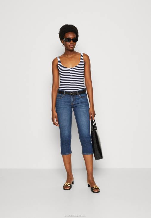 Anna Field nők felső fehér/kék RTVD467