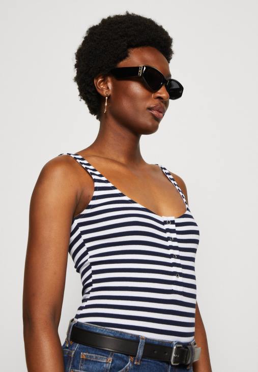 Anna Field nők felső fehér/kék RTVD467